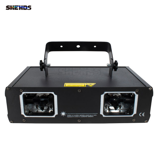 SHEHDS Laser Lamp 2 Head Laser  For Performance Stage DJ Nightclub Wedding