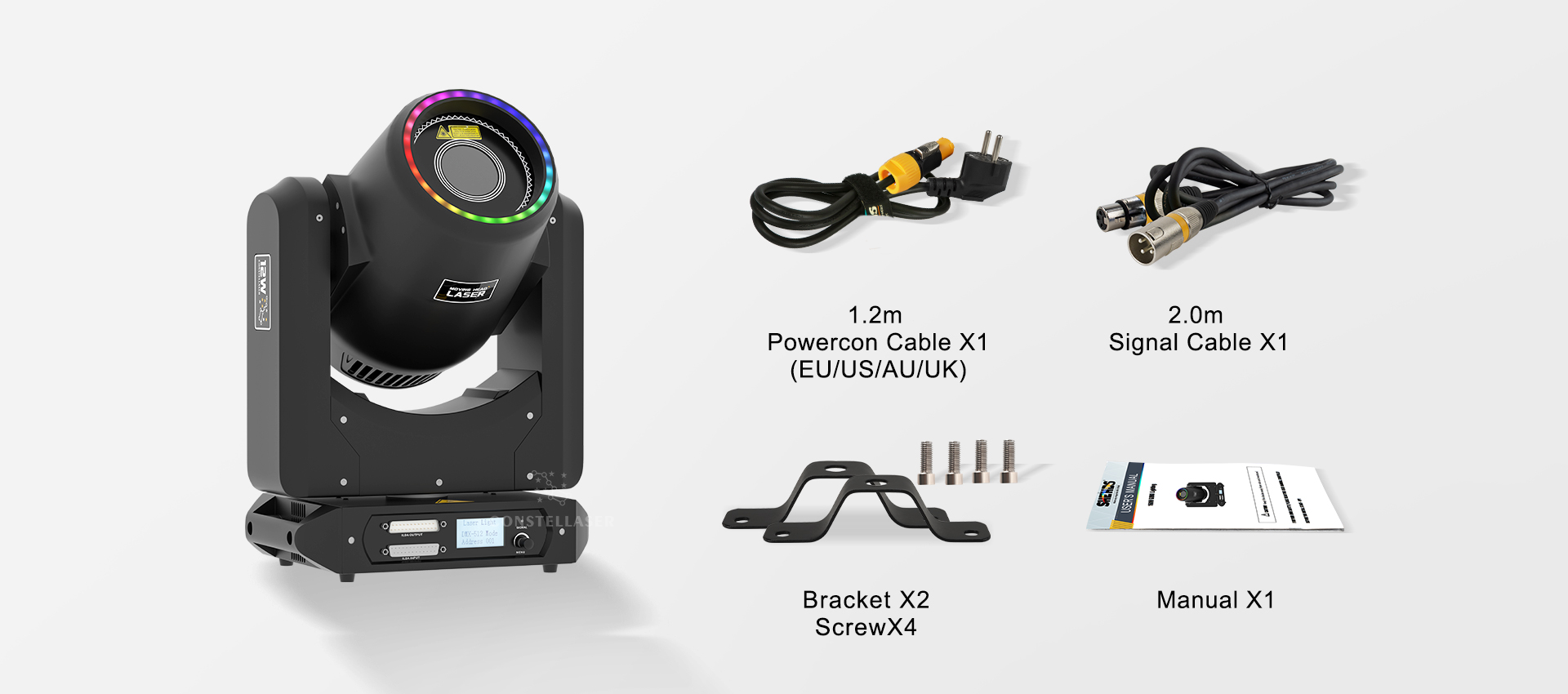 X2 deals laser light