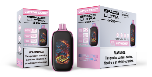 SPACE ULTRA M-25K Rechargeable Disposable Device with HD Screen