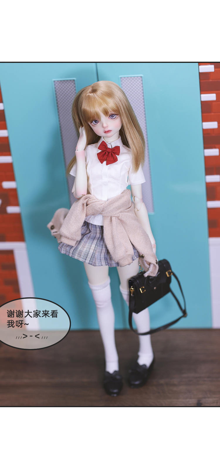 Pre-sale】DollZone Ray (School Edition) BJD 1/4 Doll Full Set Presale SD Doll  45cm Spherical joint Dolls