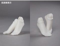 high heeled foot