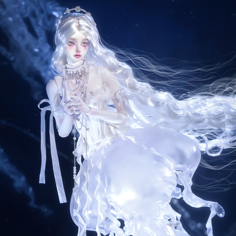 【Pre-sale】DollZone YUE XI Jellyfish 1/4 Doll Full Set/nude doll/head Presale SD Doll  Spherical joint Dolls
