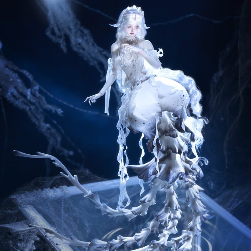 【Pre-sale】DollZone YUE XI Jellyfish 1/4 Doll Full Set/nude doll/head Presale SD Doll  Spherical joint Dolls