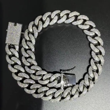 18MM AMO ICE MIAMI 3 ROW CUBA BRACELET