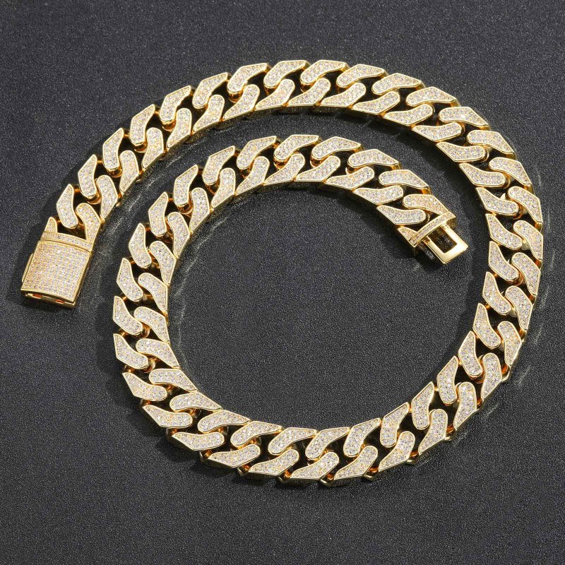 16MM AMO GEOMETRIC CUBA CHAIN