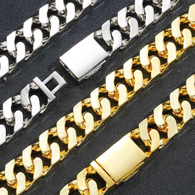 16MM AMO GEOMETRIC CUBA CHAIN