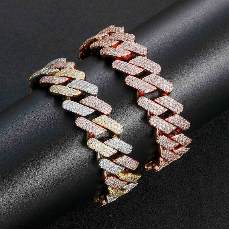 20MM AMO TREE COLOR MATCHING ICE CUBA BRACELET