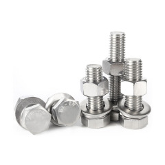 Hex Bolt With Nut Stainless Steel
