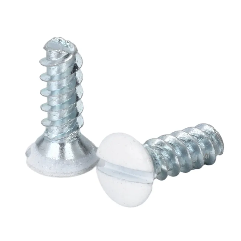 Oval Head Slotted Printed Thread Forming Screw