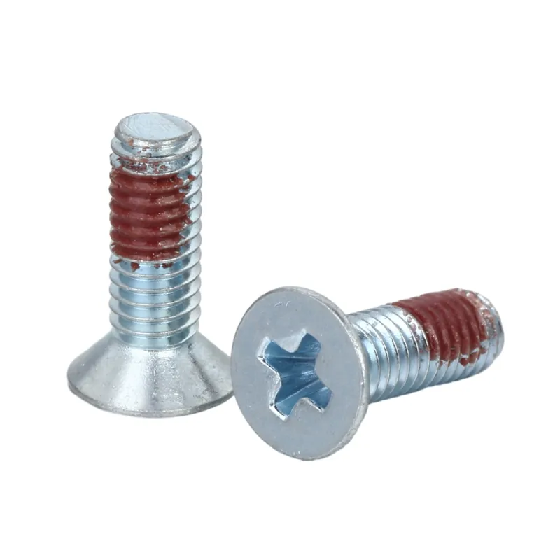 Flat Head DIN 965A Machine Screw With Nylon Patch