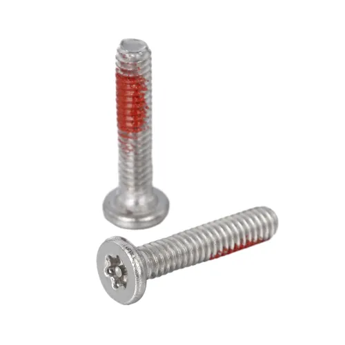 Custom Tamperproof Safety Screw With Nylon Patch