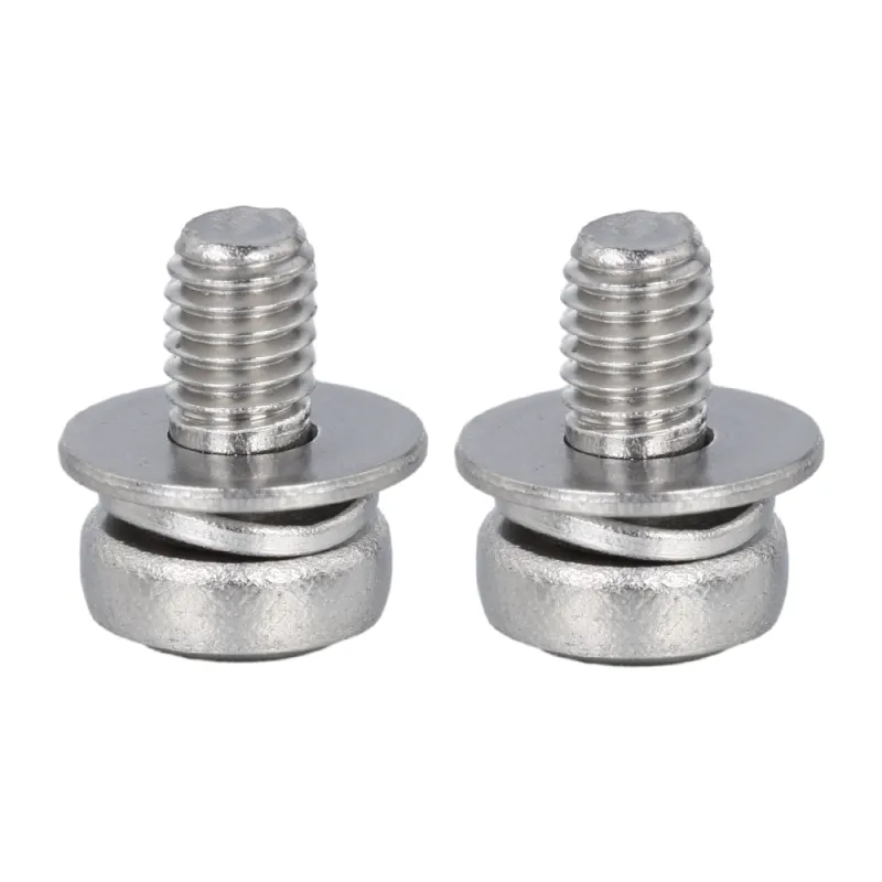 Stainless Steel Pan Head TORX SEMS Screw with Spring Lock Washer + Flat Washer