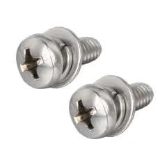 Staniless Steel Pan Head DIN7985 SEMS Screw with Spring Lock Washer + Flat Washer