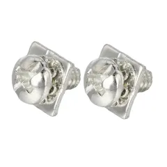 Stainless Steel Tin Plating Pan Head SEMS Screw With Square Washer