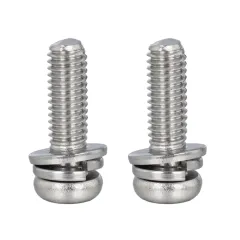 Staniless Steel Pan Head SEMS Screw with Double Washers