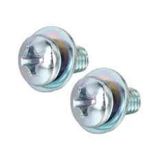 Steel Pan Head SEMS Screw With Flat Washer