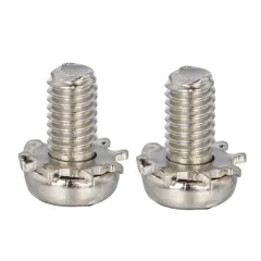 Steel Nickel Pan Head SEMS Screw With External Tooth Washer
