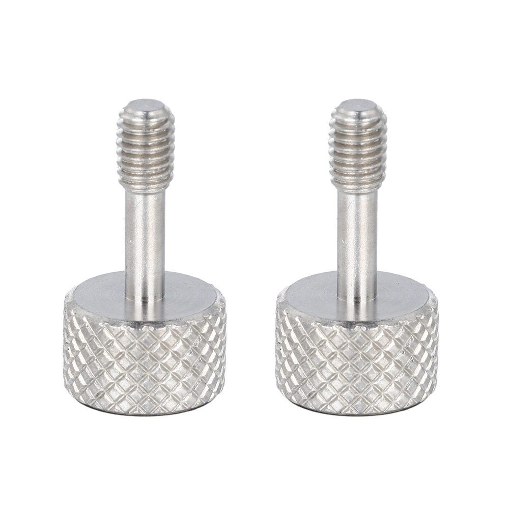 thumbnail image 2 of Sperry Automatics 10-Pack 10-32 Stainless Steel Knurled Thumb Screws – 5/8" Length 2 of 6