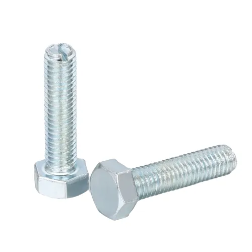 Precision DIN 933 Slotted Hex Bolt - Customizable Fastener