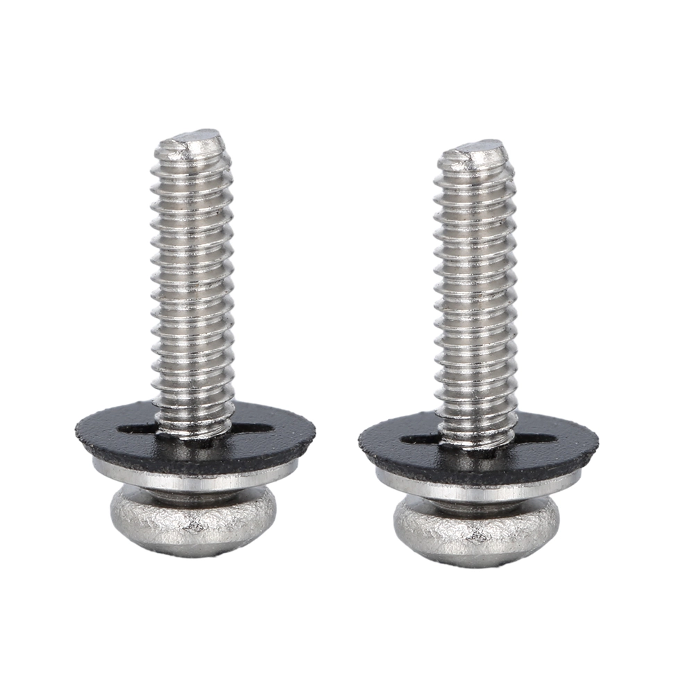 Staniless Steel Pan Head SEMS Screw with Square Cone Washer Nylon Washer