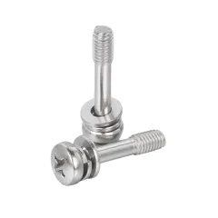 Staniless Steel Pan Head Panel SEMS Screw with Spring Lock Washer + Flat Washer
