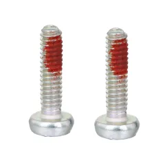 Steel DIN 7985 Pan Head Phillips Machine Screw With Thread Lock Patch