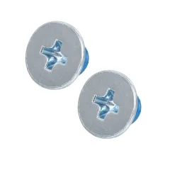 Steel Flat Undercut Head Phillips Machine Screw With Lock Patch