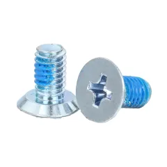 Steel Flat Undercut Head Phillips Machine Screw With Patch