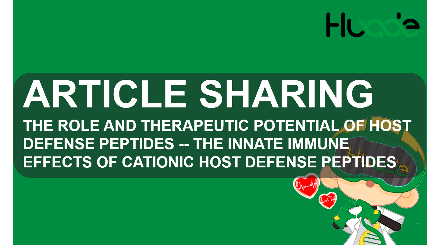 The Role and Therapeutic Potential of Host Defense Peptides - The Innate Immune Effects of Cationic Host Defense Peptides