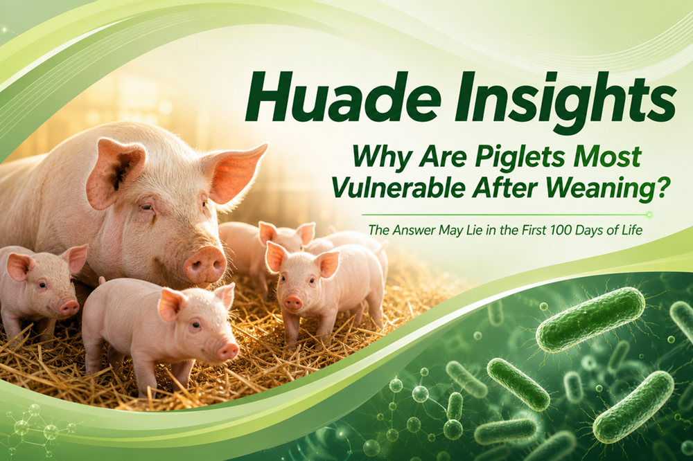 HUADE INSIGHTS | Why Does Weaning Pose the Greatest Challenge for Piglets? The Answer May Be Hidden in Their First 100 Days
