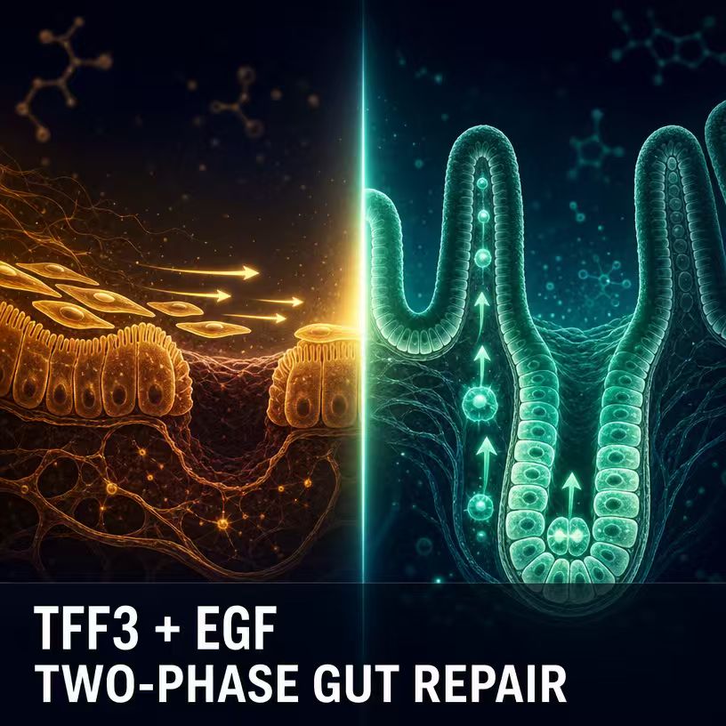 TFF3 + EGF: The Two-Phase Gut Repair System