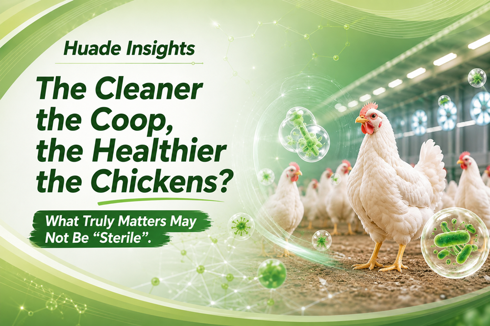 HUADE INSIGHTS | Is a Cleaner Poultry House Always a Healthier One? The Real Goal May Not Be Sterility