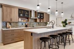 Unionlands Cabinetry White Oak Timber Veneer Shaker Design Kitchen Cabinetry