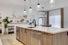 Unionlands Cabinetry White Oak Timber Veneer Shaker Design Kitchen Cabinetry
