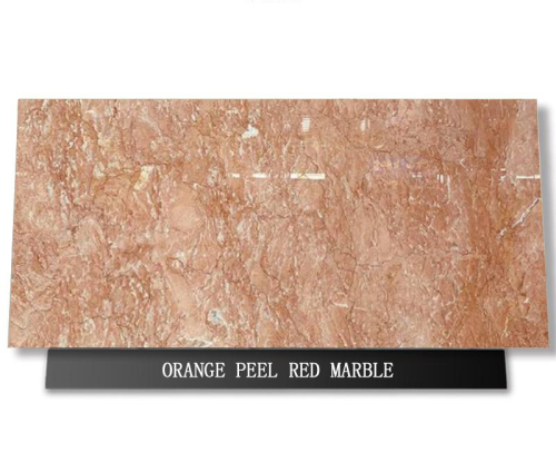 Orange Peel Red Marble Stone Slab From Türkiye