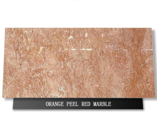 Unionlands Cabinetry Orange Peel Red Marble From Türkiye