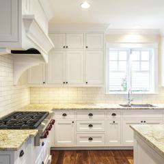 Unionlands Cabinetry Champagne Granite Countertops Sink Tiles Wholesale Made for kitchen cabinet island stone countertop