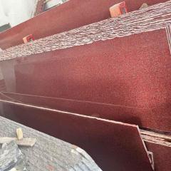 Unionlands Cabinetry Indian Red Granite Slab Stone Countertops Granite Red Granite Slab Countertops kitchen cabinet island stone countertop