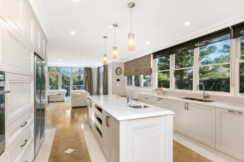 Unionlands Cabinetry Renovation French Style Kitchen Cabinet Recessed Panel