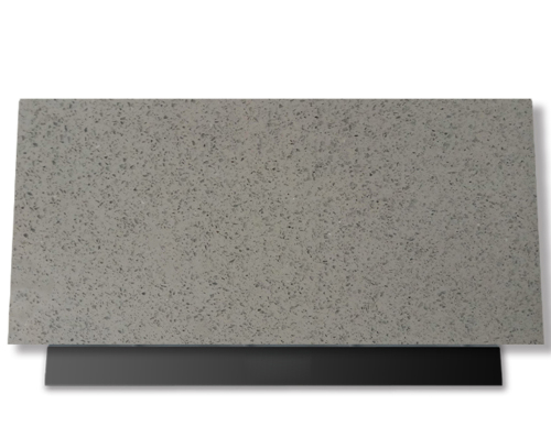 Unionlands Cabinetry Sparkle Grey Quartz Stone Countertop For Kitchen Cabinet Design