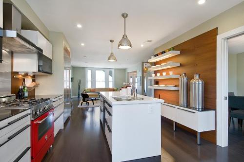 Unionlands Cabinetry A Modern Kitchen With A Surprising Dash of Red