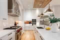 Unionlands Cabinetry Shaker Panel White Lacquer Painted Finish MDF Kitchen Cabinet