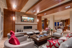 Unionlands Cabinetry Slab Panel Handleless Open Kitchen Cabinet Timber Veneer Finish For Builders Custom