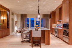 Unionlands Cabinetry Slab Panel Handleless Open Kitchen Cabinet Timber Veneer Finish For Builders Custom
