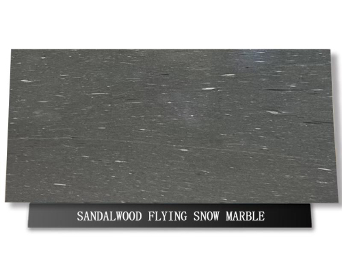 Unionlands Cabinetry Sandalwood Flying Snow Marble