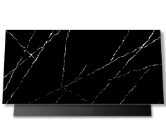 Unionlands Cabinetry Black Artwork Quartz Stone Countertop