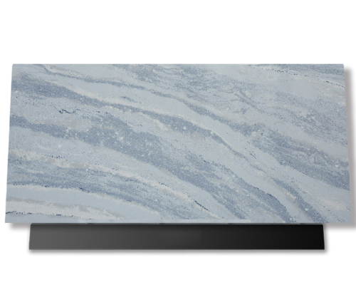 Unionlands Cabinetry Blue Sky Quartz Stone Countertop For Kitchen Cabinet Island Design