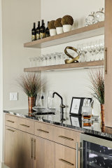 Unionlands Cabinetry Hot Sales Laminate Contemporary Modular Kitchen Cabinet Frameless MDF Slab Panel with Island