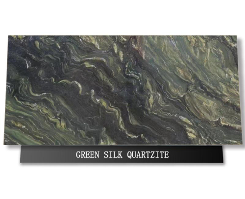 Unionlands Cabinetry Green Silk Quartzite Slabs Factory Direct Sales Wholesale