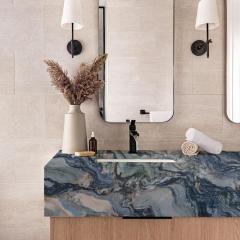 Unionlands Cabinetry Ocean Fantasy Quartzite Countertops For Kitchen
